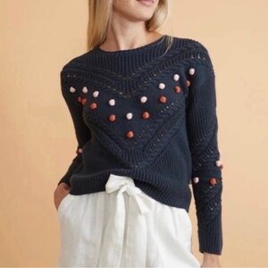 Marine Layer Anne Pom Sweater size S